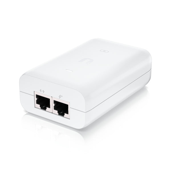 Ubiquiti U-POE-AT PoE-Injektor 30 W – IEEE 802.3at – Gigabit Ethernet, 48 V – Weiss