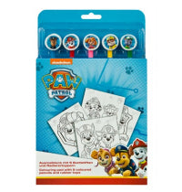 Undercover Malbuch Paw Patrol – 17 × 24,5 cm – 24 Blatt – inkl. 5 Buntstifte – ab 4 J.