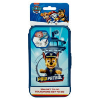 Undercover Malset to go – Paw Patrol – 20 Ausmalvorlagen – 4 Mini-Buntstifte