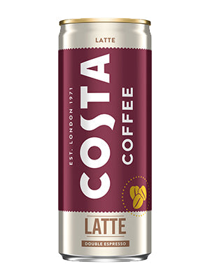 Costa Coffee Latte – Kaffeegetränk – Caramel, 2,5 dl, 12 Stück