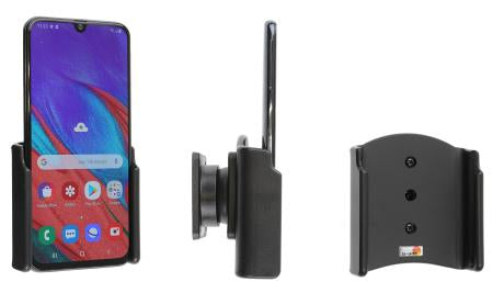 Brodit Auto-Halterung, Clip-Montage, 360° drehbar – für Samsung Galaxy A40 – Schwarz, Kunststoff (ABS)