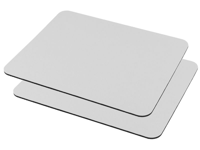 FTM Mauspad – Weiss – 218 × 180 mm – 2er-Pack