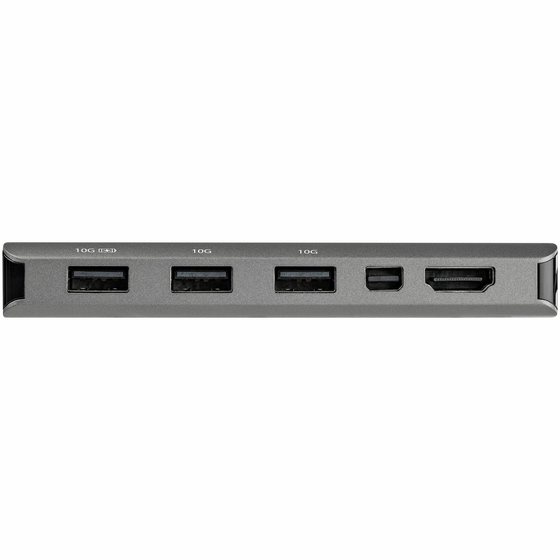 StarTech.com Multiport-Adapter – USB-C, 1× DP, 1× HDMI, 3× USB-A, 2× USB-C, 100 W PD, für Windows/Mac/ChromeOS