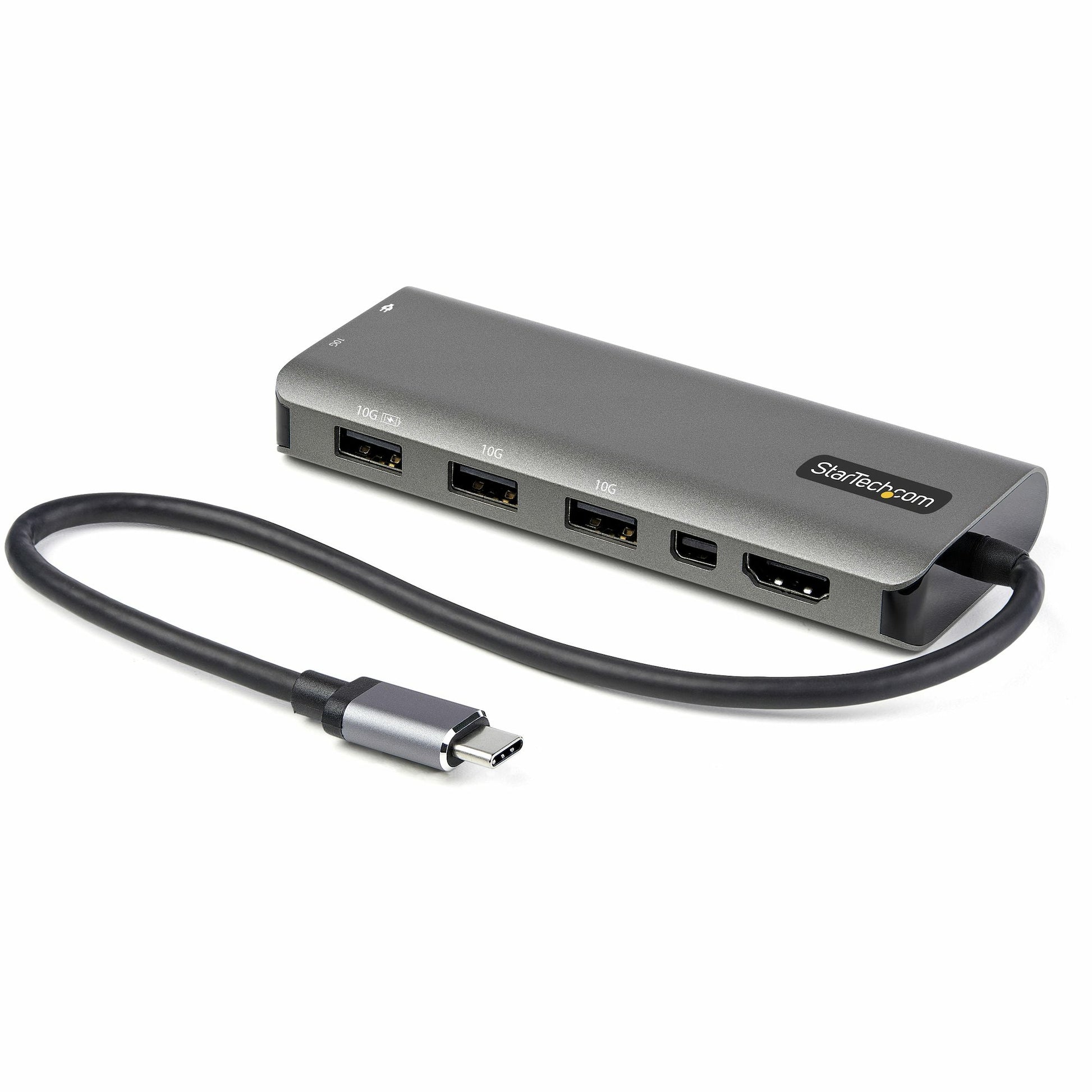 StarTech.com Multiport-Adapter – USB-C, 1× DP, 1× HDMI, 3× USB-A, 2× USB-C, 100 W PD, für Windows/Mac/ChromeOS