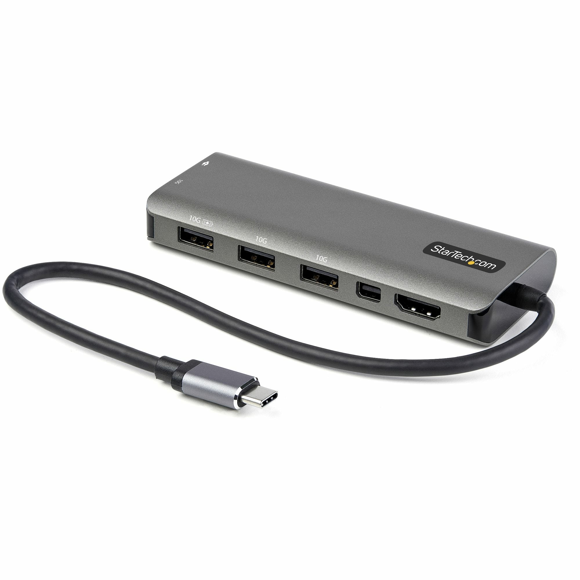 StarTech.com Multiport-Adapter – USB-C, 1× DP, 1× HDMI, 3× USB-A, 2× USB-C, 100 W PD, für Windows/Mac/ChromeOS