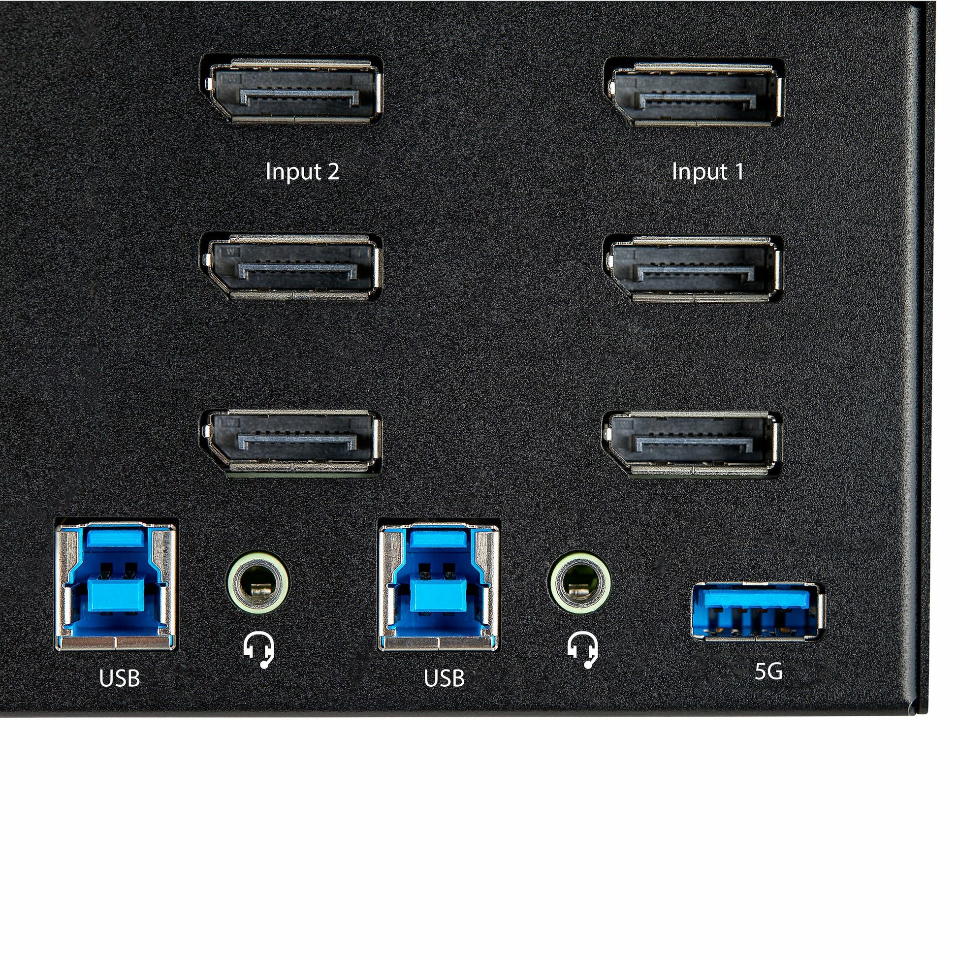 StarTech.com 2-Port DP KVM-Switch – 4K/60 Hz, USB 3.0-Hub, Audio
