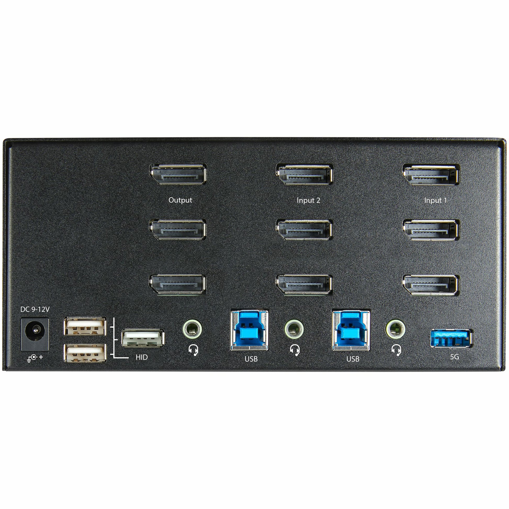StarTech.com 2-Port DP KVM-Switch – 4K/60 Hz, USB 3.0-Hub, Audio
