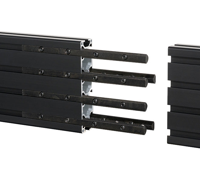 B-Tech BT8390-EXT/B – Montageschiene – für Wand – Schwarz