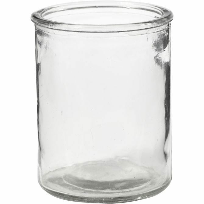 Creativ Company Kerzenglas – Glas, Transparent – Ø 8 × 9 cm – 6-teilig