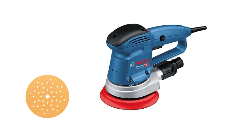 Bosch Professioneller Exzenterschleifer GEX 34-150 (C) – 340 W – Klettverschluss – Ø 150 mm