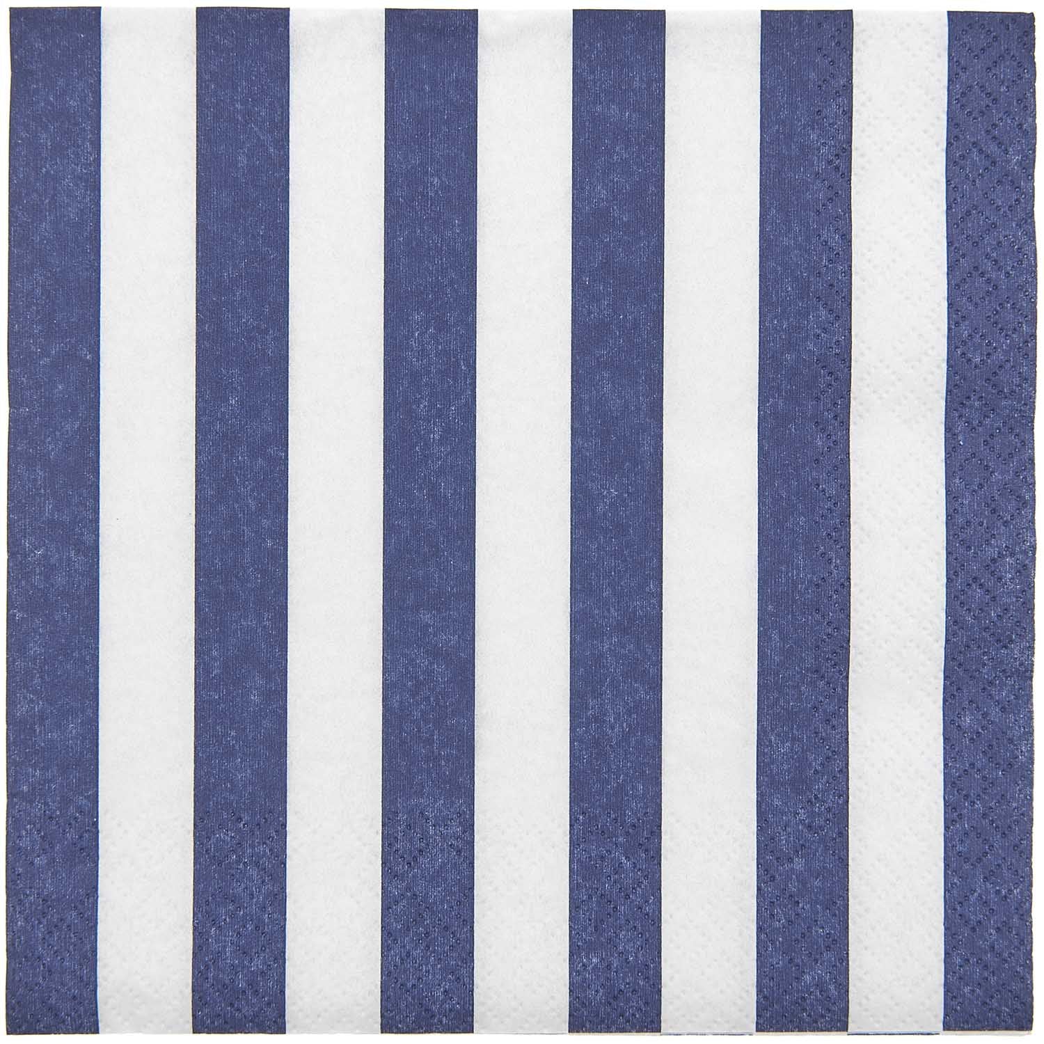 Rico Design Servietten Streifen – 33 × 33 cm, 3-lagig – 20 Stück