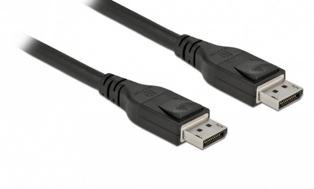 DeLOCK DisplayPort-zu-DisplayPort-Kabel – 12 m, DisplayPort 1.4, 8K 60 Hz, schwarz