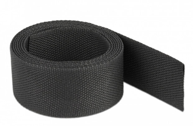 DeLOCK Schrumpfschlauch, Ø 25 mm, 2 m, Schrumpfungsrate 2:1 – schwarz