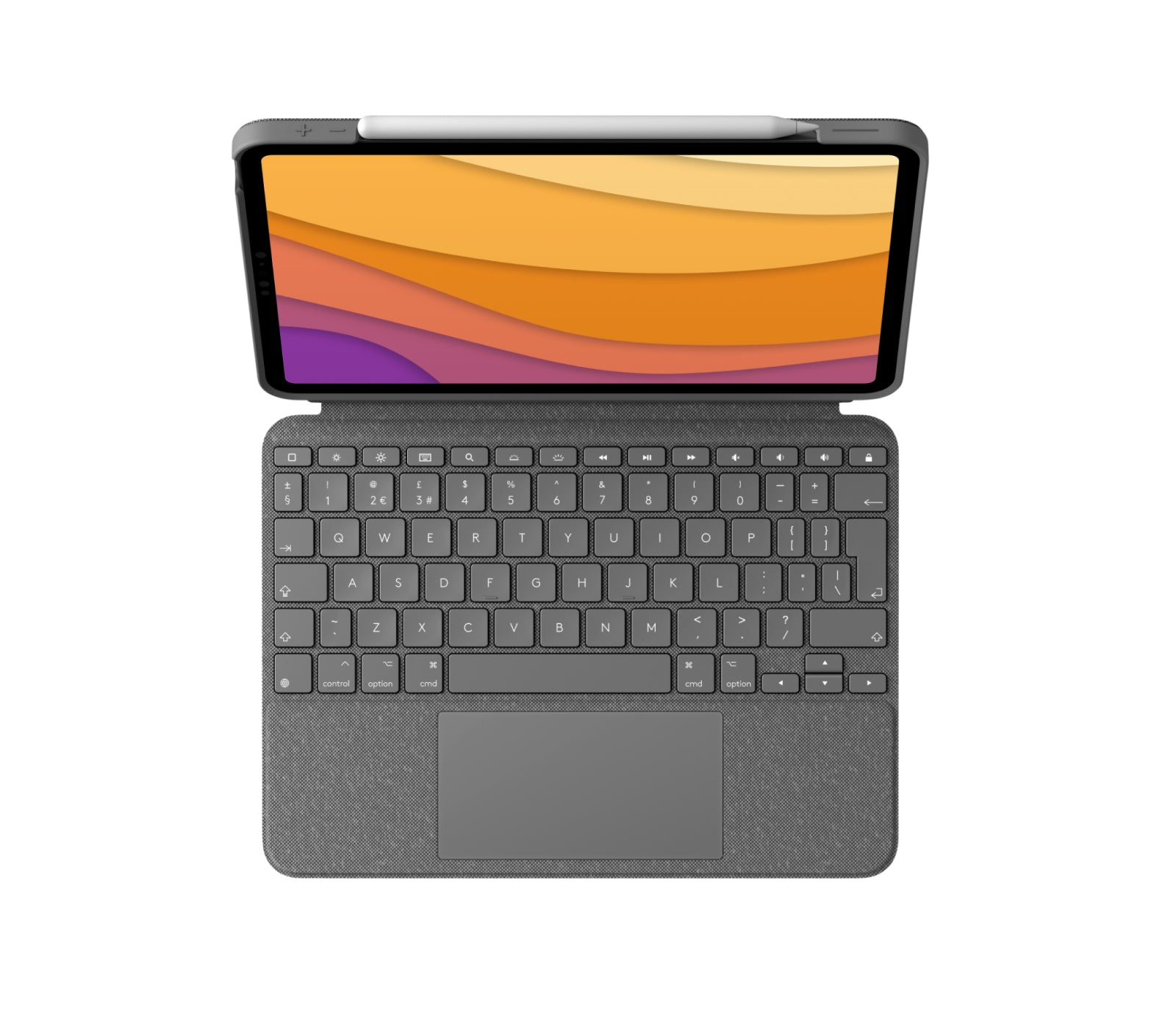 Logitech Combo Touch – Tastatur, Andocken, Nordisch – für iPad Air 13"/11" (M2 & M3) und andere