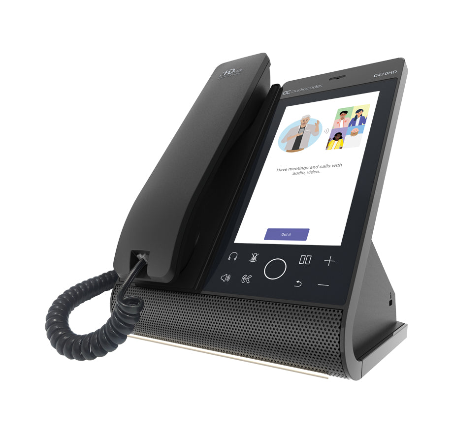 AudioCodes Total Touch – WLAN-Telefon (Handgerät), für Microsoft Teams