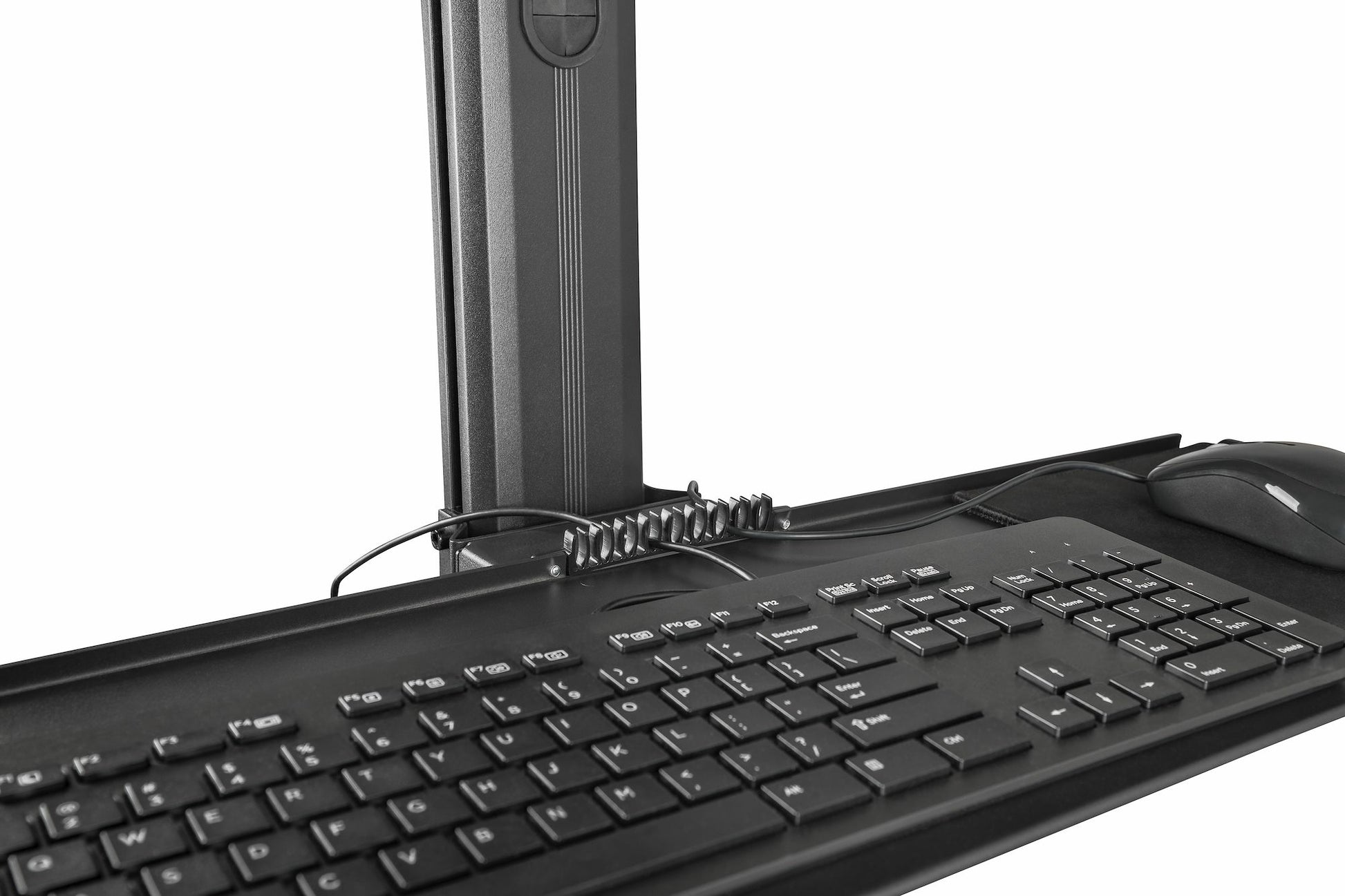 StarTech.com Monitorwagen, VESA 75×75/100×100 mm, höhenverstellbar 130–160 cm, schwarz