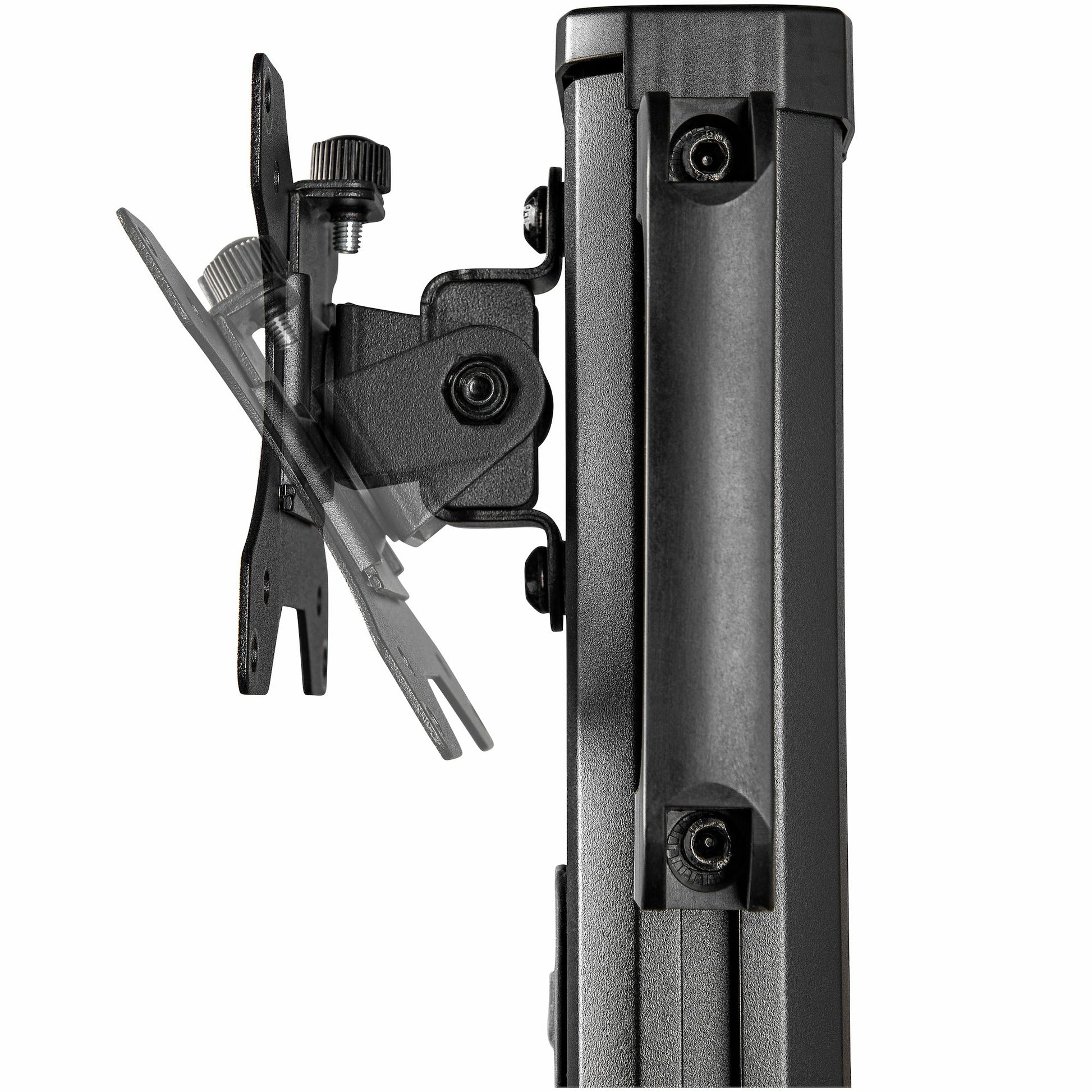 StarTech.com Monitorwagen, VESA 75×75/100×100 mm, höhenverstellbar 130–160 cm, schwarz