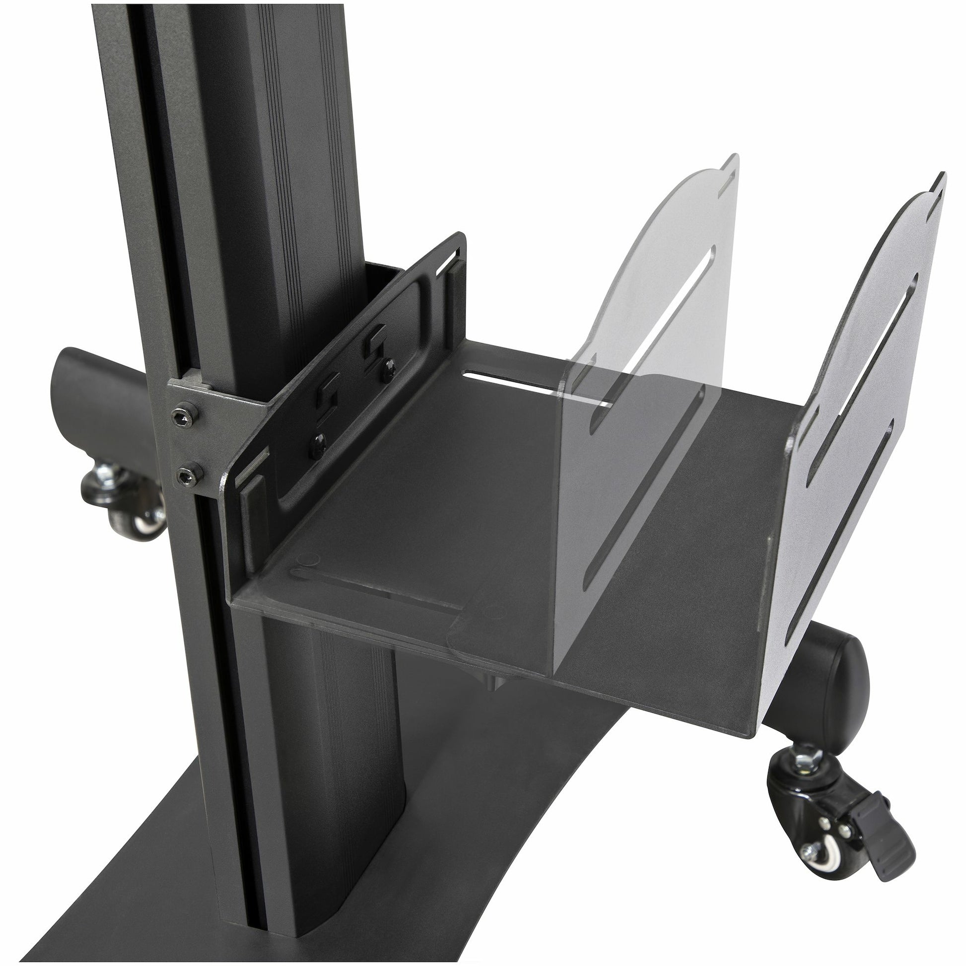StarTech.com Monitorwagen, VESA 75×75/100×100 mm, höhenverstellbar 130–160 cm, schwarz