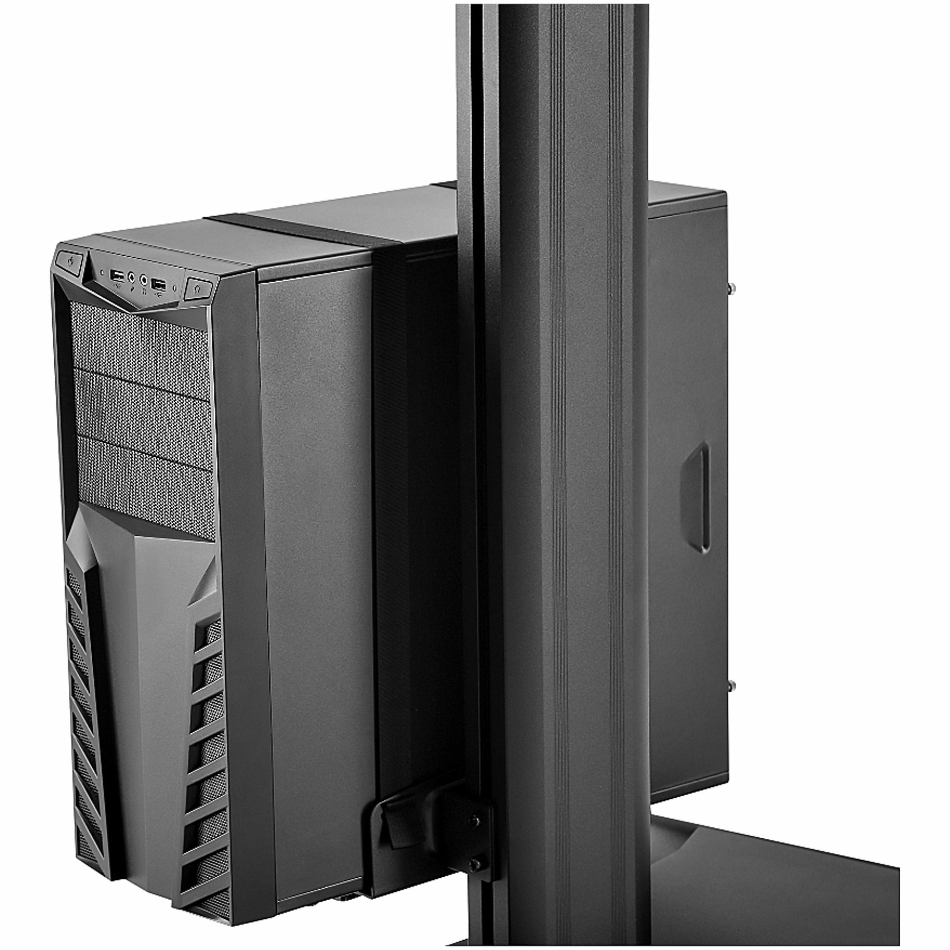StarTech.com Monitorwagen, VESA 75×75/100×100 mm, höhenverstellbar 130–160 cm, schwarz