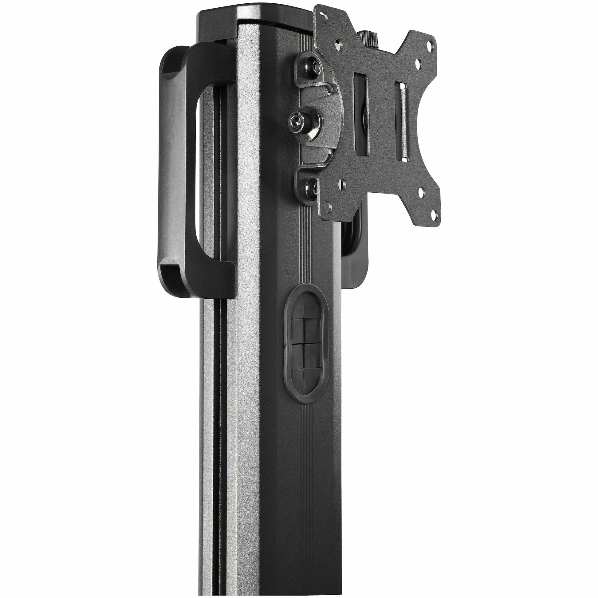 StarTech.com Monitorwagen, VESA 75×75/100×100 mm, höhenverstellbar 130–160 cm, schwarz