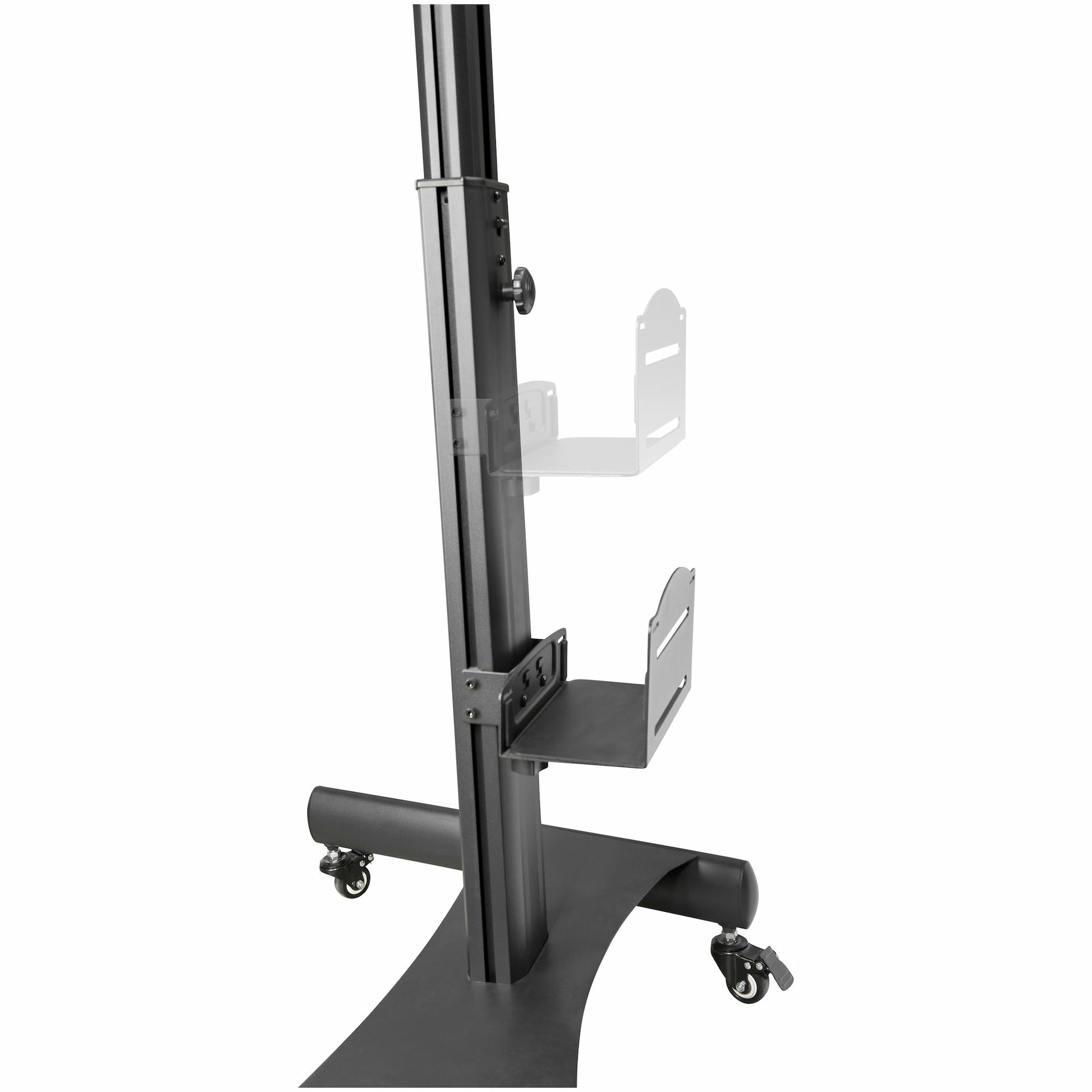StarTech.com Monitorwagen, VESA 75×75/100×100 mm, höhenverstellbar 130–160 cm, schwarz