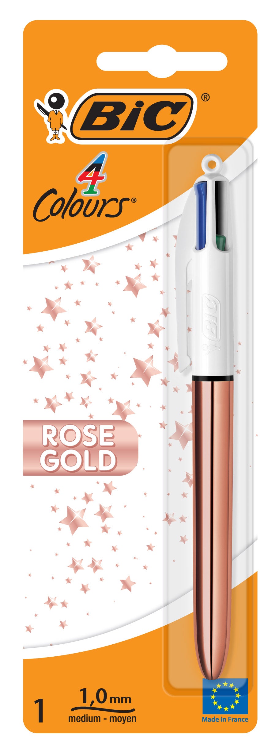 BIC 999916 Multifunktions-Kugelschreiber – 4 Farben, Spitze 1 mm