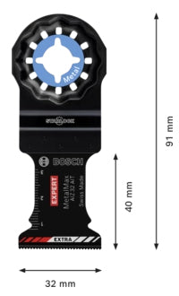 Bosch Sägeblatt, AIZ 32 AIT, EXPERT MetalMax, 32 mm