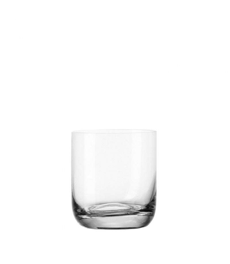 LEONARDO Whiskyglas – 6er Set, 320 ml, Ø 7,7 cm, Kristallglas, Transparent, spülmaschinenfest