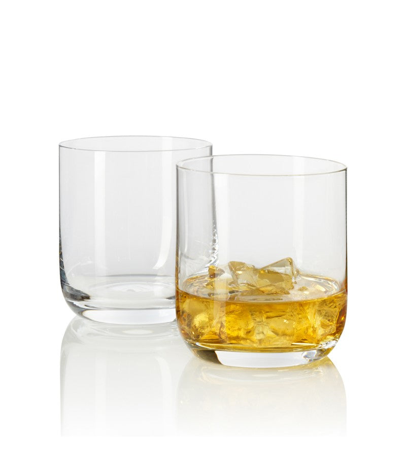 LEONARDO Whiskyglas – 6er Set, 320 ml, Ø 7,7 cm, Kristallglas, Transparent, spülmaschinenfest