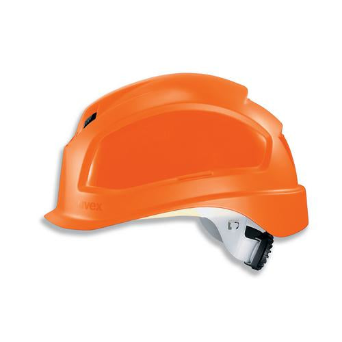 Uvex Schutzhelm pheos B-S-WR – Orange, 52–61 cm, belüftet, EN 397