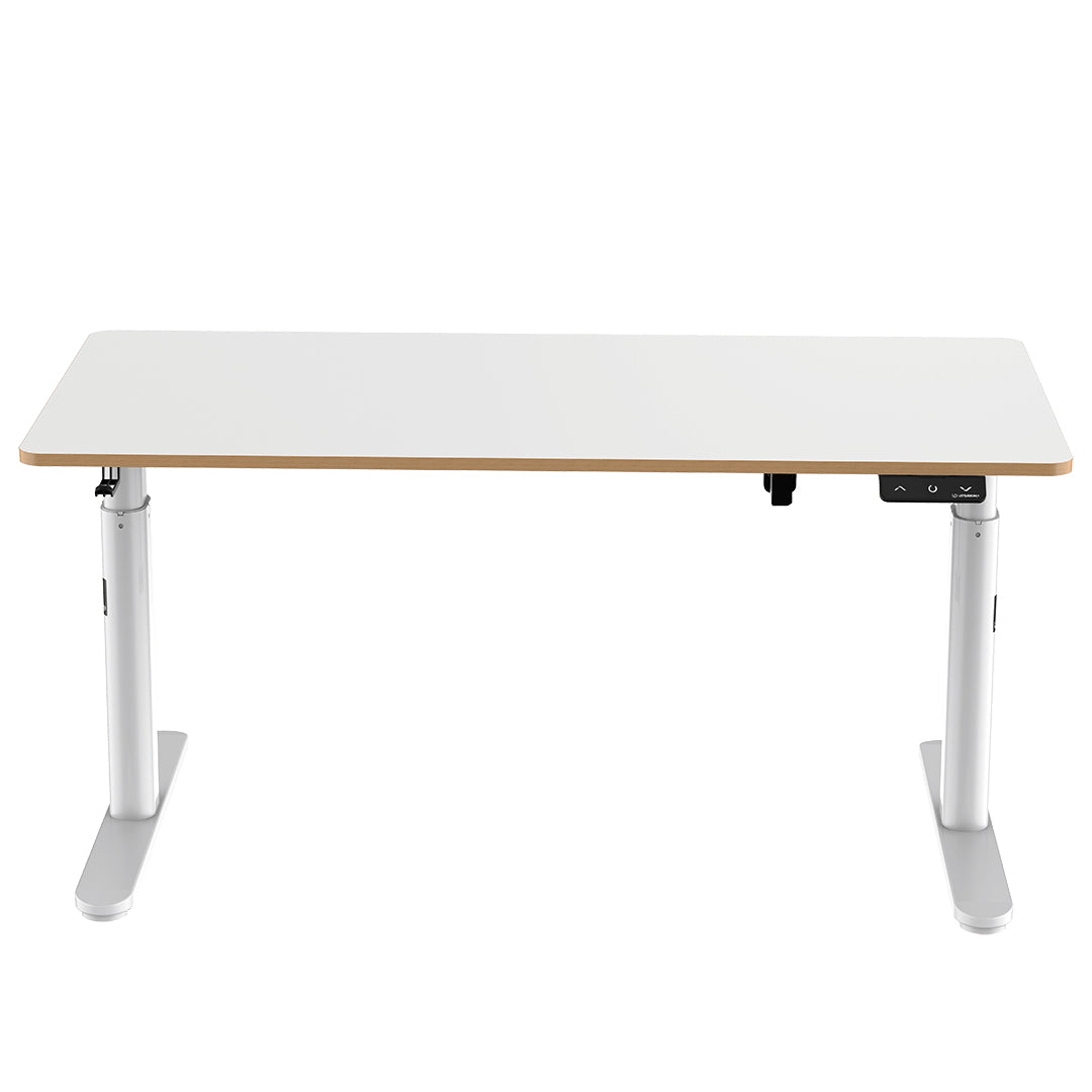 Ultradesk Pulsar Gaming-Tisch – 120 × 60 cm, höhenverstellbar, weiss, Stahl