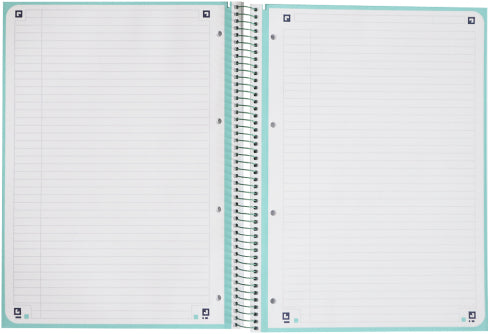 Oxford Spiralbuch – A4+ – 80 Blatt – Hardcover, mikroperforiert, 4-fach gelocht, Scribzee-kompatibel, mint