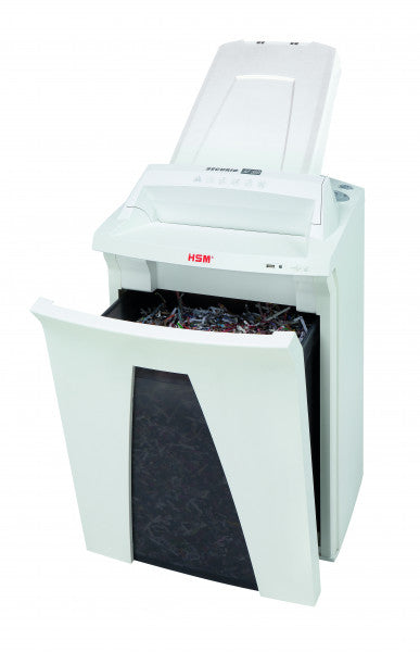 HSM Securio AF350 – Aktenvernichter mit Autofeed 350 Blatt, DIN P-4, Partikelschnitt 4,5 × 30 mm, 35 l