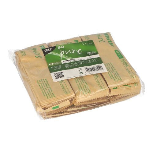 Papstar Holz-Kaffeelöffel, 11 cm – 50 Stk.