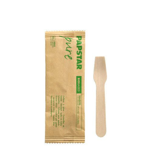 Papstar Holz-Eislöffel, 9,4 cm – 50 Stk.