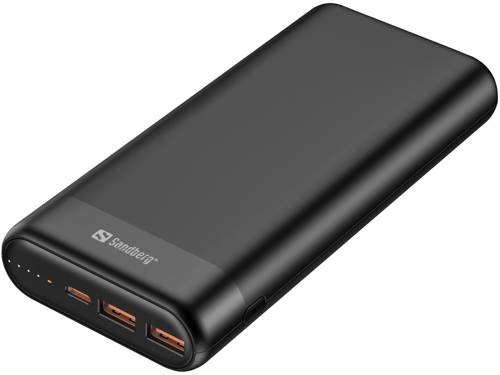 Sandberg Powerbank 20000 mAh, PD 65 W, für Smartphones, Schwarz