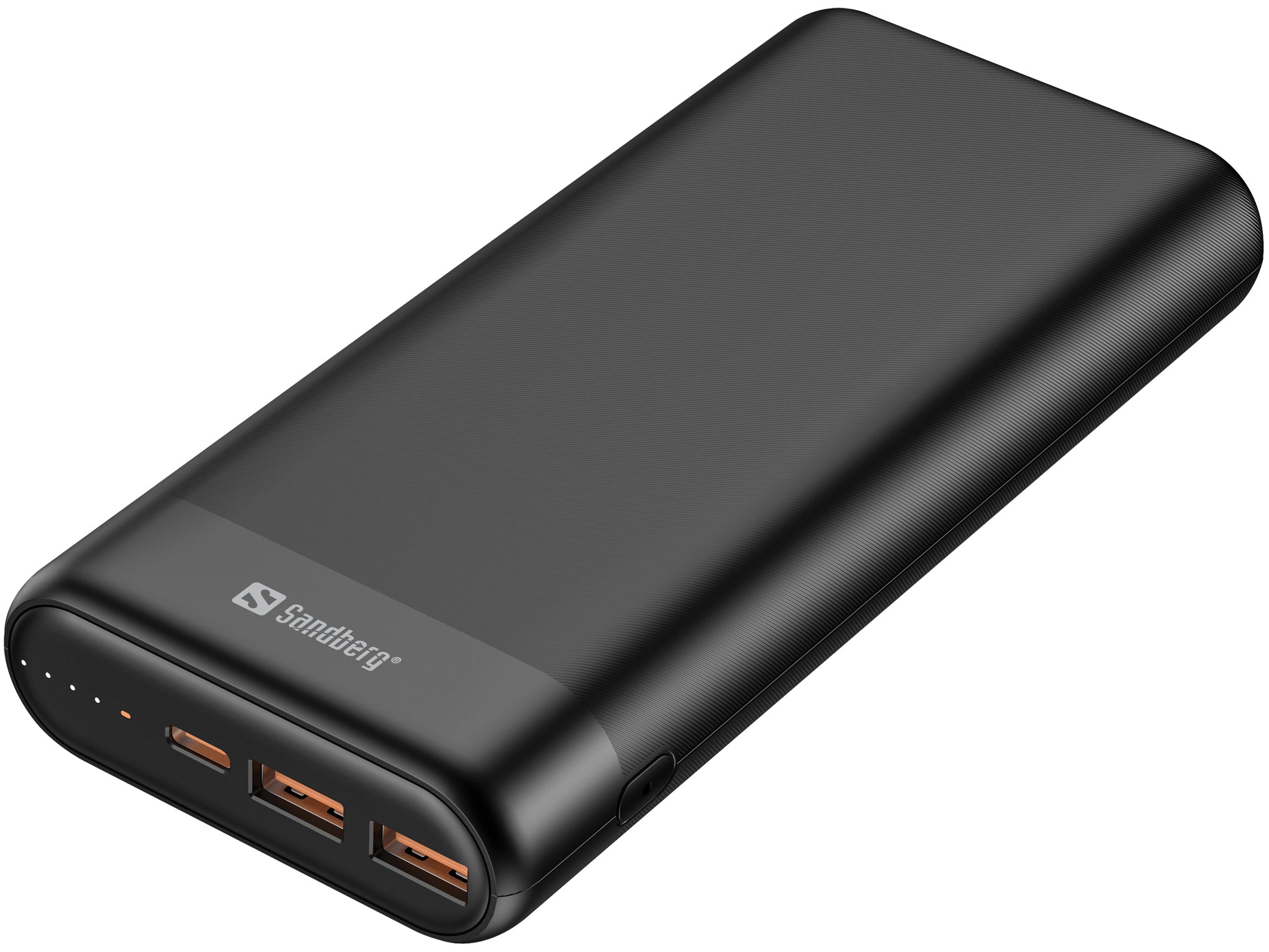 Sandberg Powerbank 20000 mAh, PD 65 W, für Smartphones, Schwarz