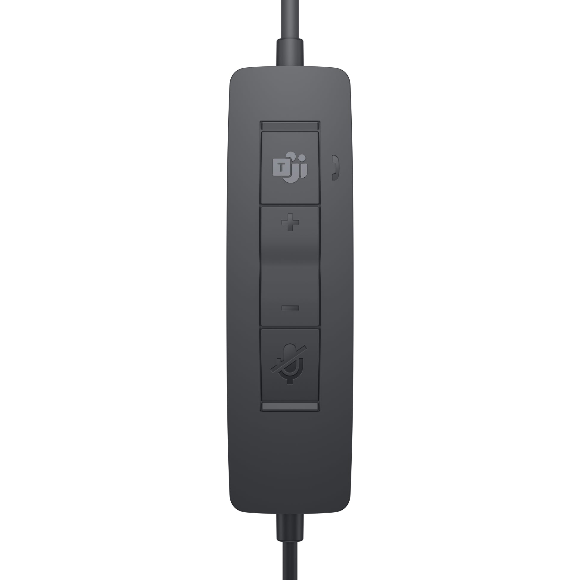 DELL WH3022 Office-Headset – Over-Ear, Stereo, Kabelgebunden, USB, Schwarz