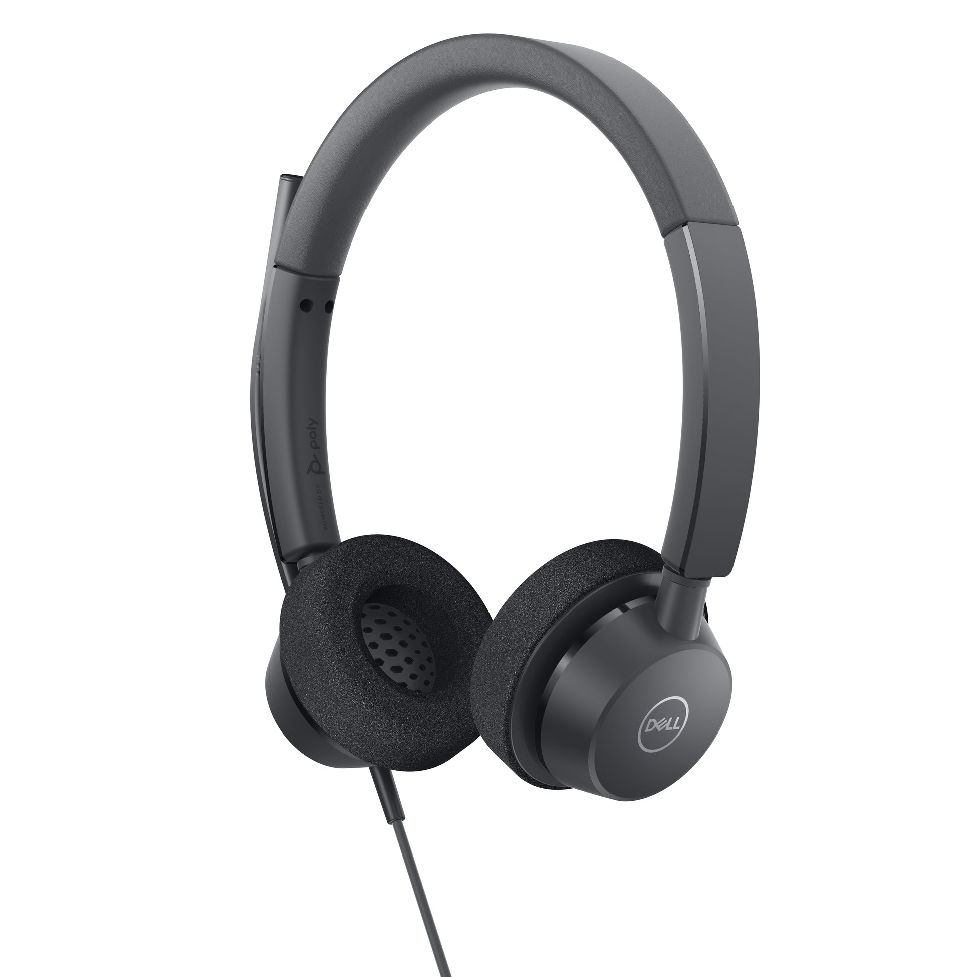DELL WH3022 Office-Headset – Over-Ear, Stereo, Kabelgebunden, USB, Schwarz