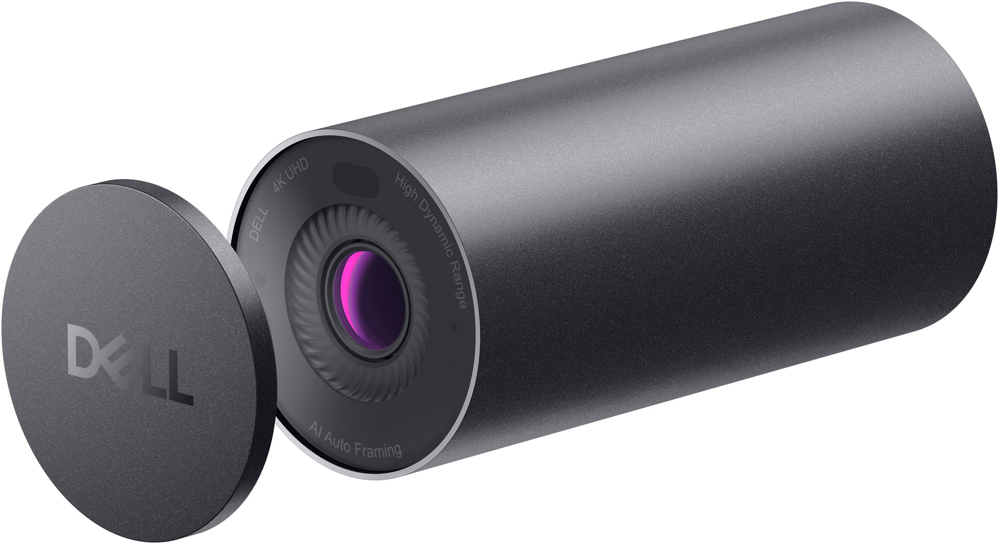 DELL UltraSharp Webcam WB7022 – Webcam – 4K, bis 60 fps, USB‑A, Autofokus, 5× digitaler Zoom, ohne Mikrofon
