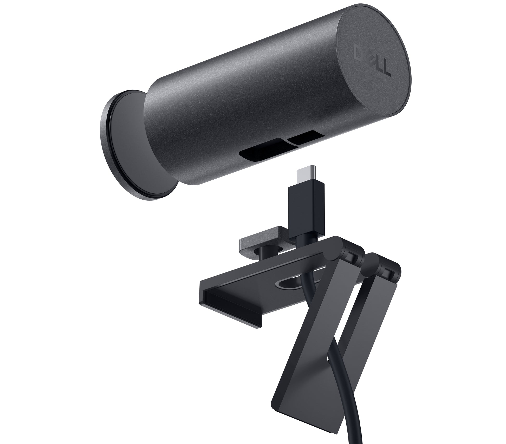 DELL UltraSharp Webcam WB7022 – Webcam – 4K, bis 60 fps, USB‑A, Autofokus, 5× digitaler Zoom, ohne Mikrofon