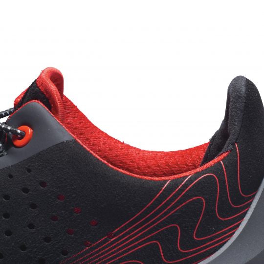 uvex 1 G2 – Sicherheits-Halbschuh S1P, Schwarz/Rot