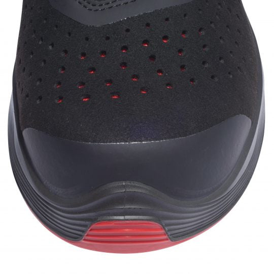 uvex 1 G2 – Sicherheits-Halbschuh S1P, Schwarz/Rot