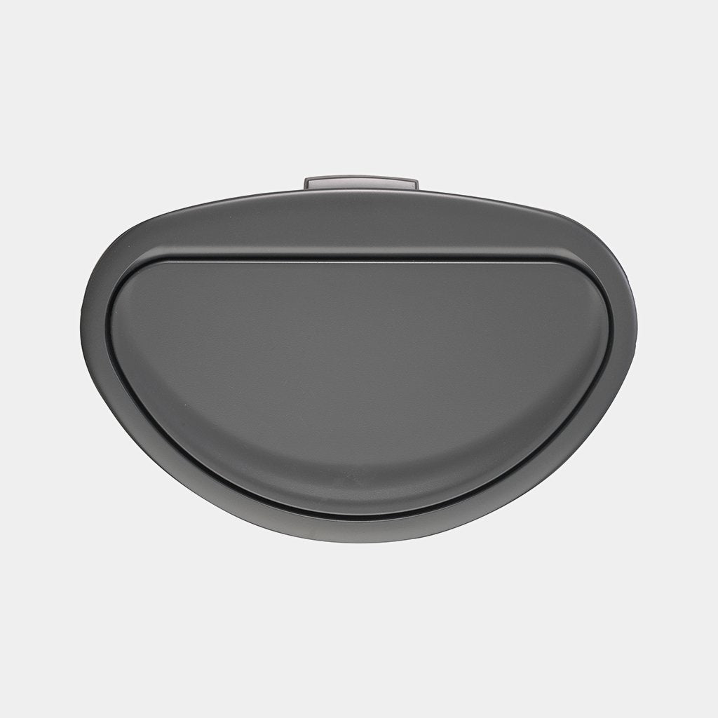 Brabantia Toucheimer Touch Bin New 40 l – Edelstahl, Oval, Schwarz matt