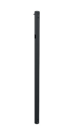 Hagor CPS – Gerades Rohr, 1500 mm × Ø 60 mm, Stahl, pulverbeschichtet, Schwarz