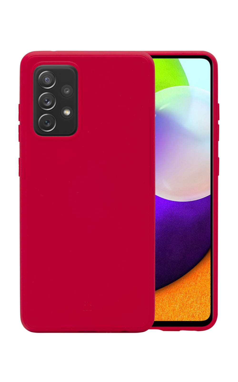 dbramante1928 Greenland – Backcover – für Samsung Galaxy A52s 5G, Recycling-Kunststoff, Rot, kabelloses Laden