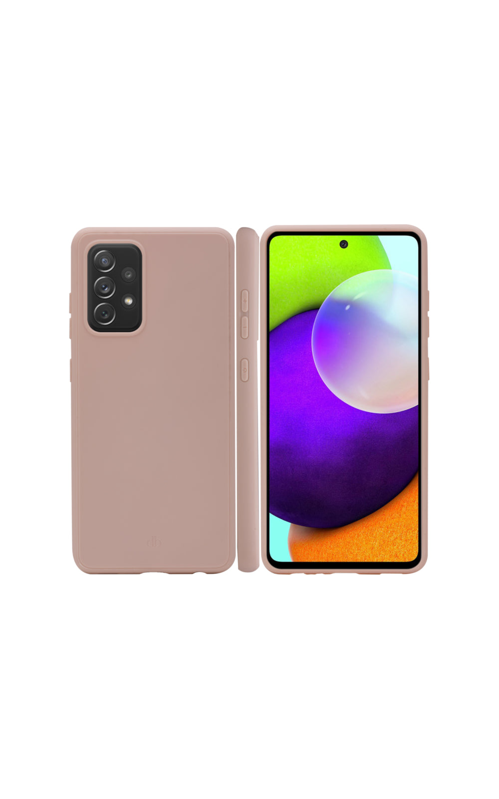 dbramante1928 Greenland – Backcover – für Samsung Galaxy A52/A52s, Pink Sand, Kabelloses Laden