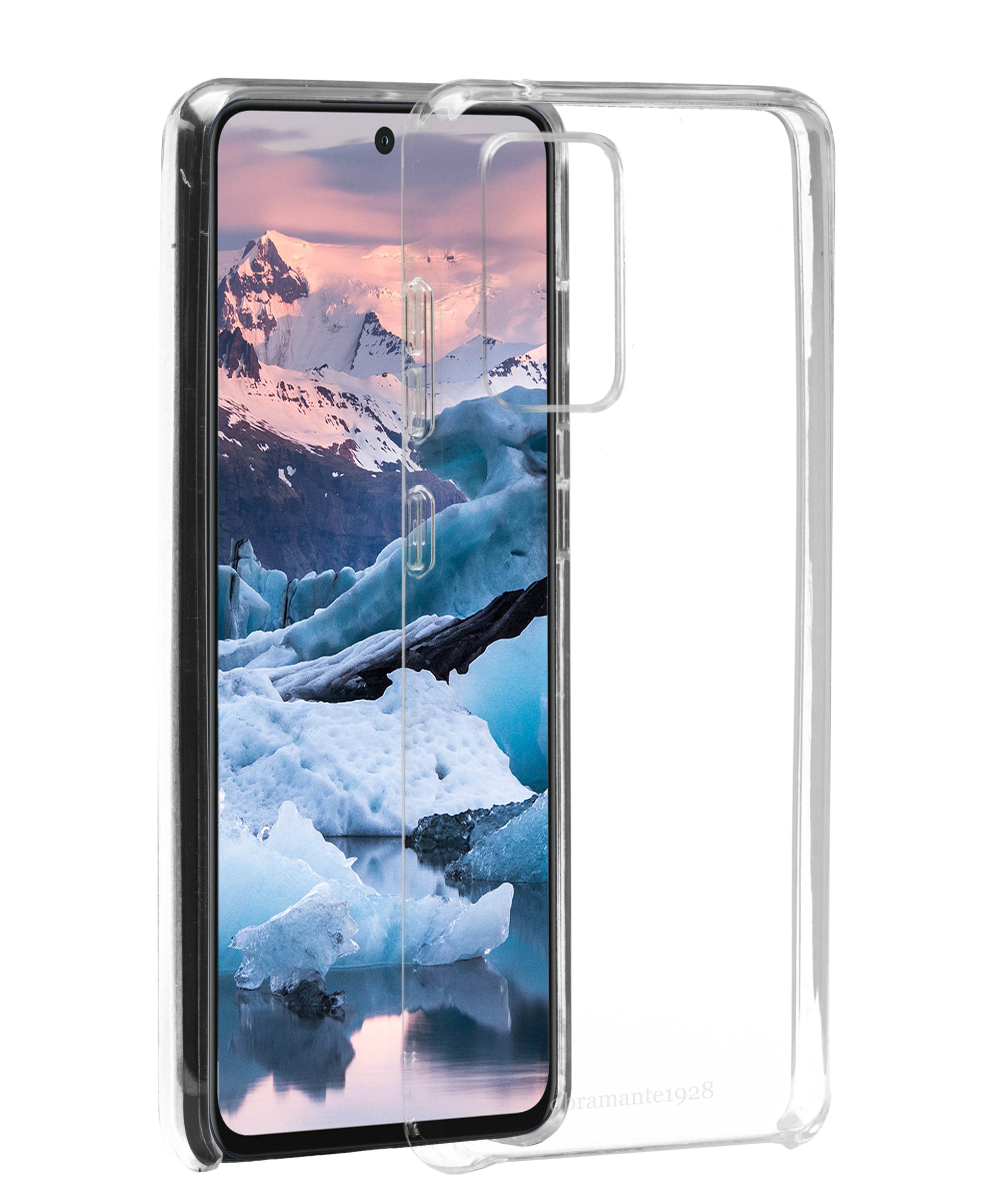 dbramante1928 Backcover – für Samsung Galaxy A52, Transparent, schlagfest, kratzresistent, kabelloses Laden