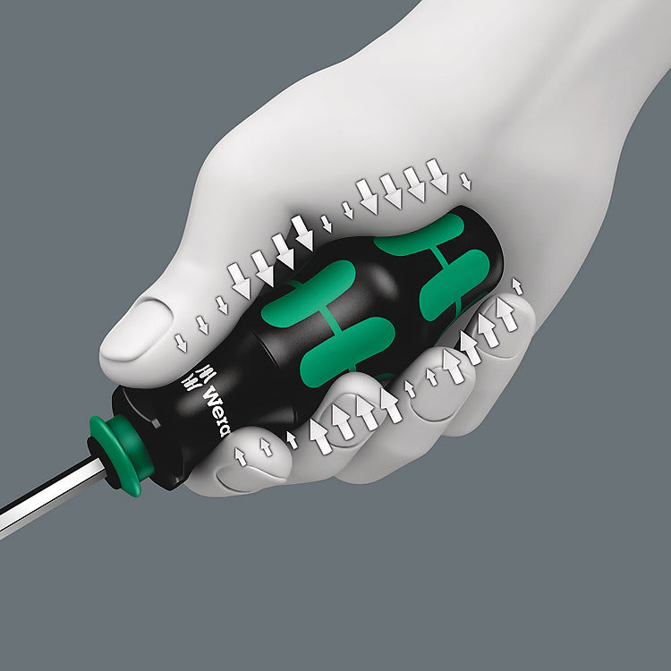 Wera Kraftform Kompakt – Multi-Bit-Schraubenzieher-Set PH/PZ/SL, 6-teilig, 28 SB