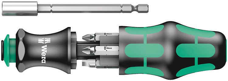 Wera Kraftform Kompakt – Multi-Bit-Schraubenzieher-Set PH/PZ/SL, 6-teilig, 28 SB